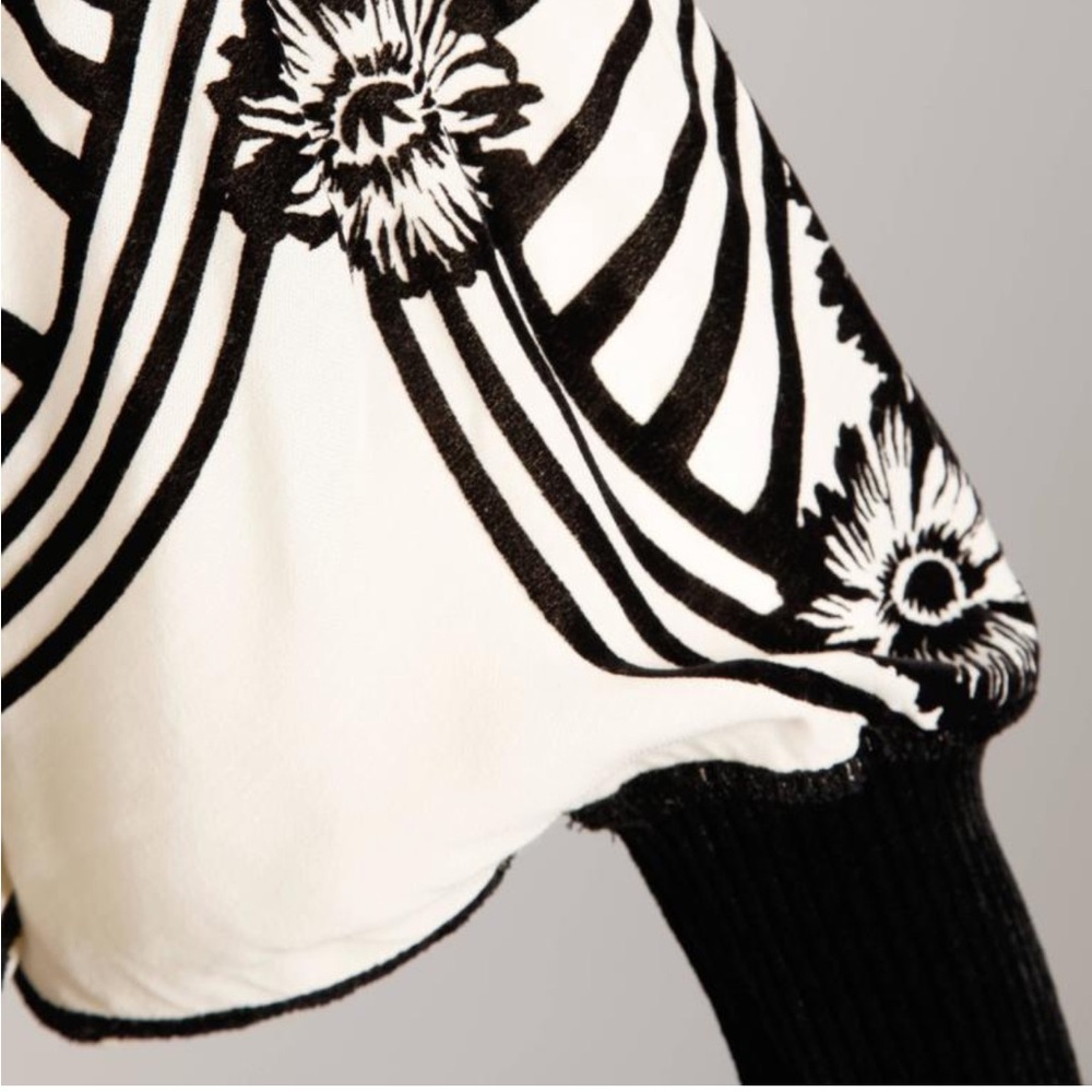 Jean Paul Gaultier Art Nouveau Batwing Top Shirt Blouse - Picture 5 of 8